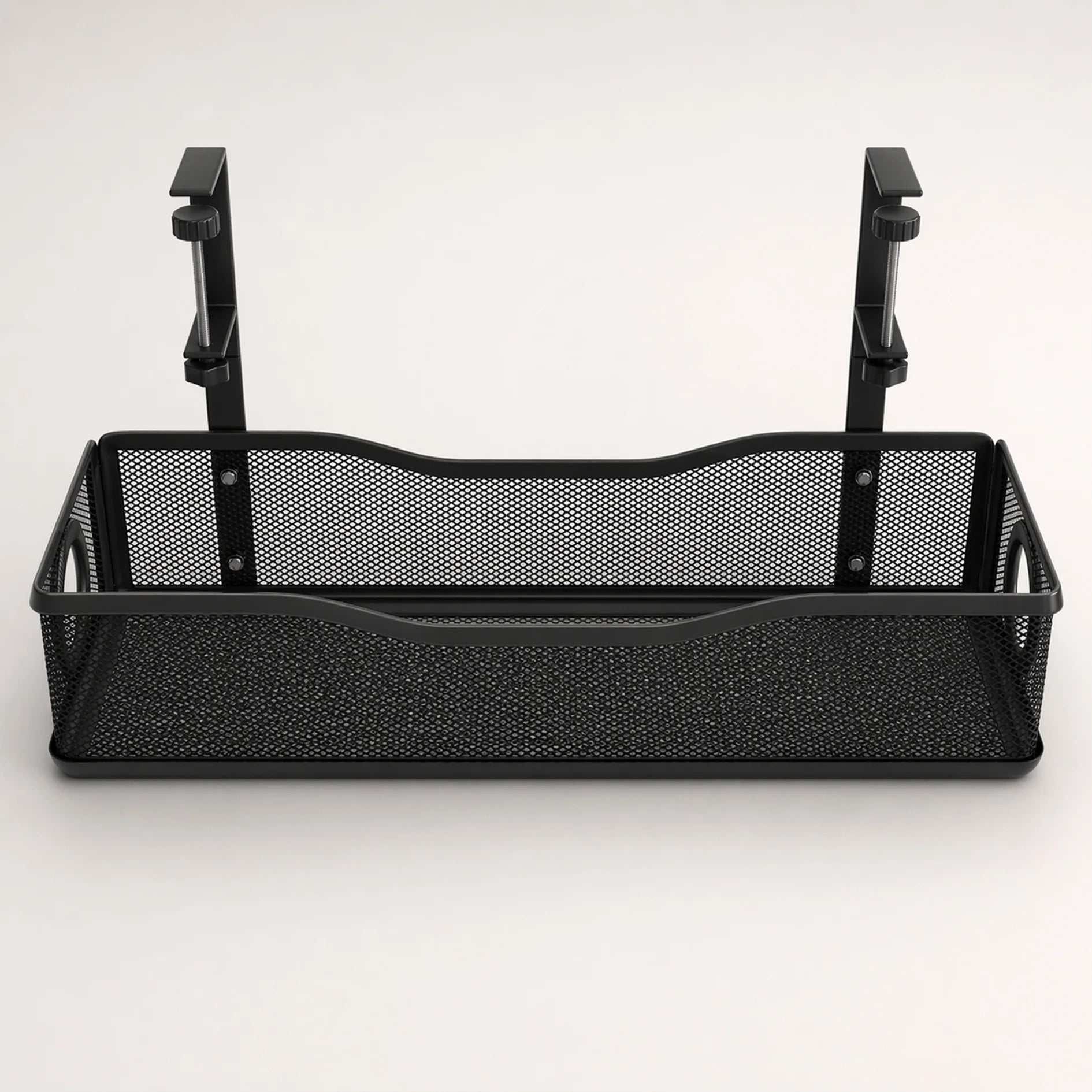 UnderTray Kabelablage, Frontansicht, Schwarz