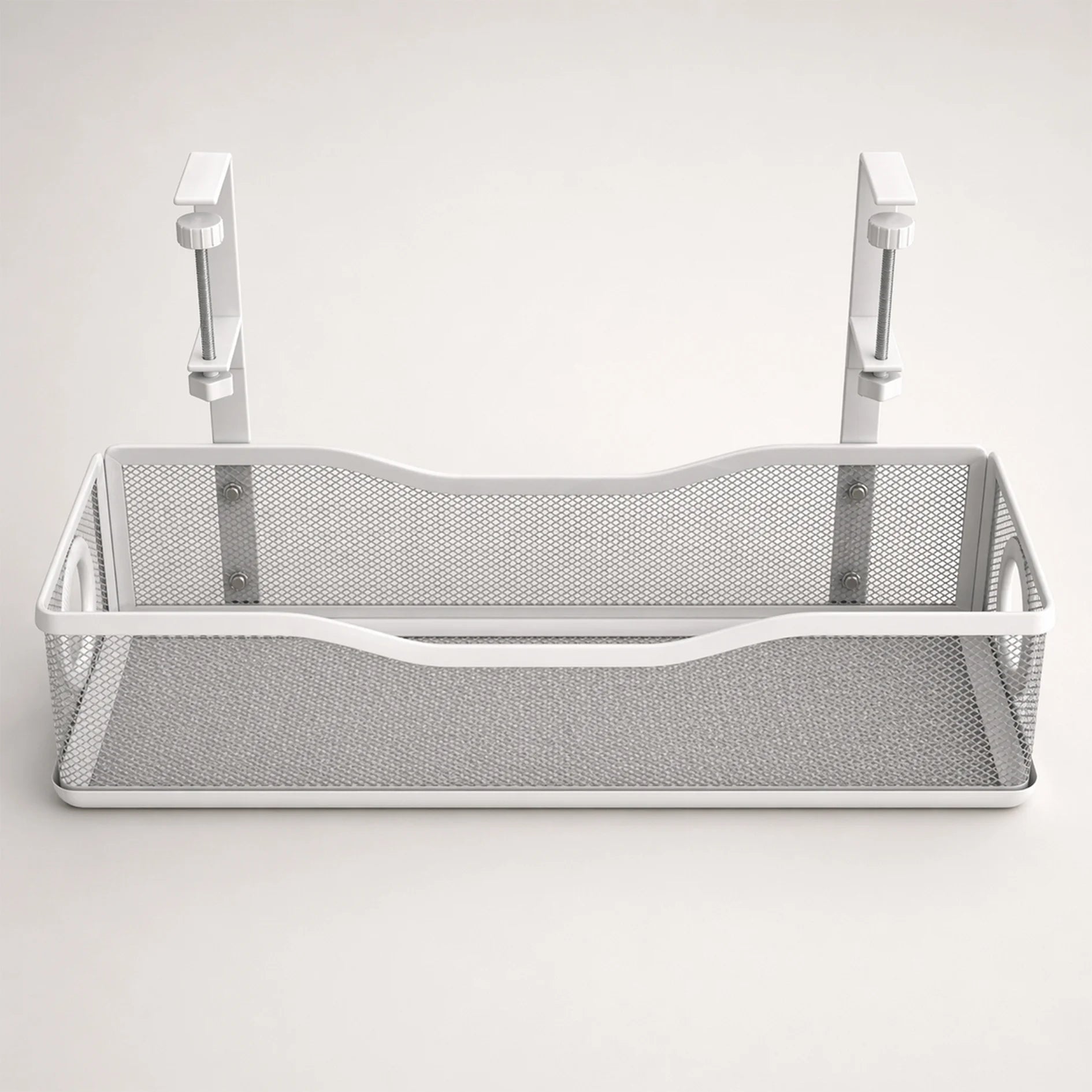 UnderTray Kabelablage, Frontansicht, Weiß